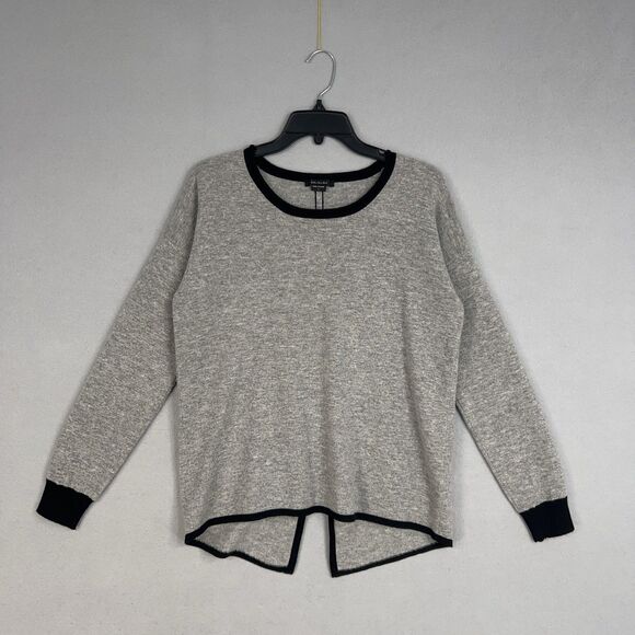 Mel Lisa Sweater Womens Small Gray Wool Cashmere Minimal Quiet Luxury Capsule - Picture 1 of 14